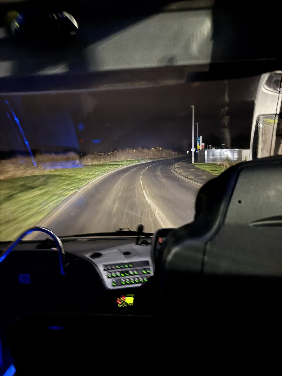 Out with Lucy, our latest recruit who we put though her test. Tonight she’s doing her first rail replacement shift (under guidance) as we broaden her experience.