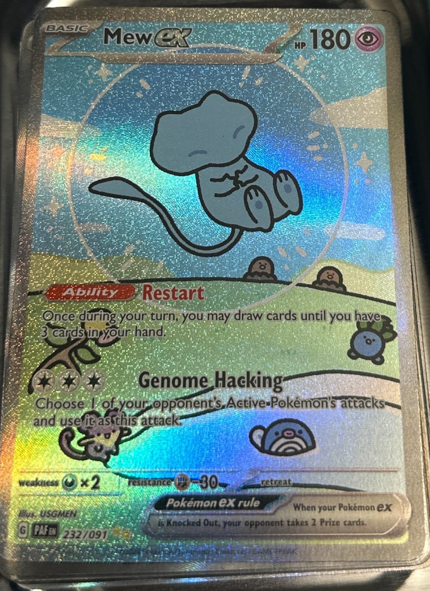 Pokemon TCG Restocks & News 24/7 (@tcgtracker) on Twitter photo 🎁 2025 Giveaway ✨
1X ungraded Mew ex - 232/091 - SV: #PaldeanFates (PAF) pulled from Costco tin!
✨RULES!
✅ Follow <a href="/TCGTracker/">Pokemon TCG Restocks & News 24/7</a>
✅ Tag 1-3 friends
✅ Join our free Pokemon tracker discord
🔗 discord.gg/xVnXtnWHcQ
✅ Retweet ♻️ and Like ❤️ this post
⏰ Jan 31 🎁 2025 Giveaway ✨
1X ungraded Mew ex - 232/091 - SV: #PaldeanFates (PAF) pulled from Costco tin!
✨RULES!
✅ Follow <a href="/TCGTracker/">Pokemon TCG Restocks & News 24/7</a>
✅ Tag 1-3 friends
✅ Join our free Pokemon tracker discord
🔗 discord.gg/xVnXtnWHcQ
✅ Retweet ♻️ and Like ❤️ this post
⏰ Jan 31