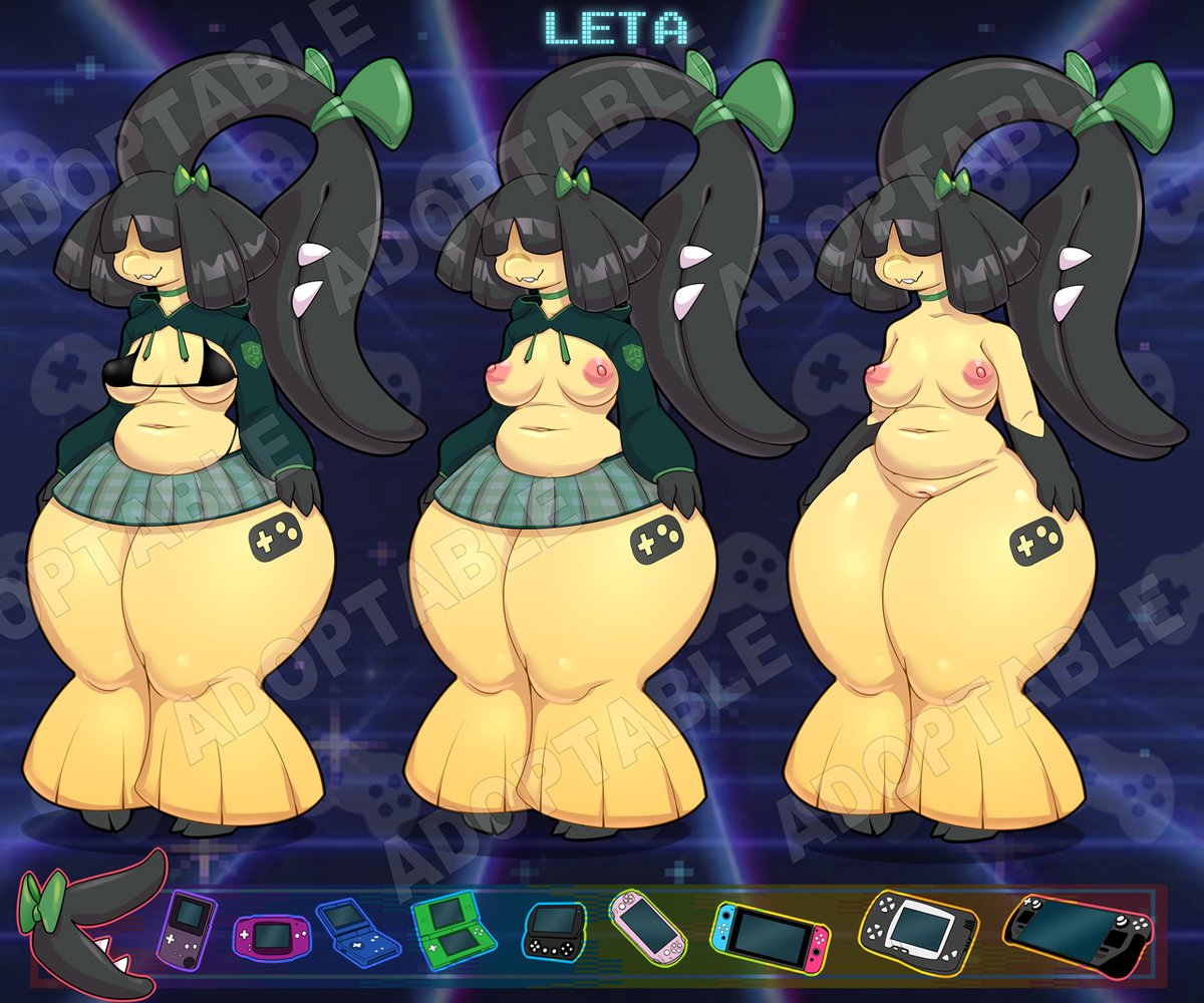 NEW ADOPT: LETA

Professors have given up on taking away her handhelds because her mouth-tail acts as a giant backpack and she seems to have an endless supply stashed in there. (her tail mouth's name is Samus btw)