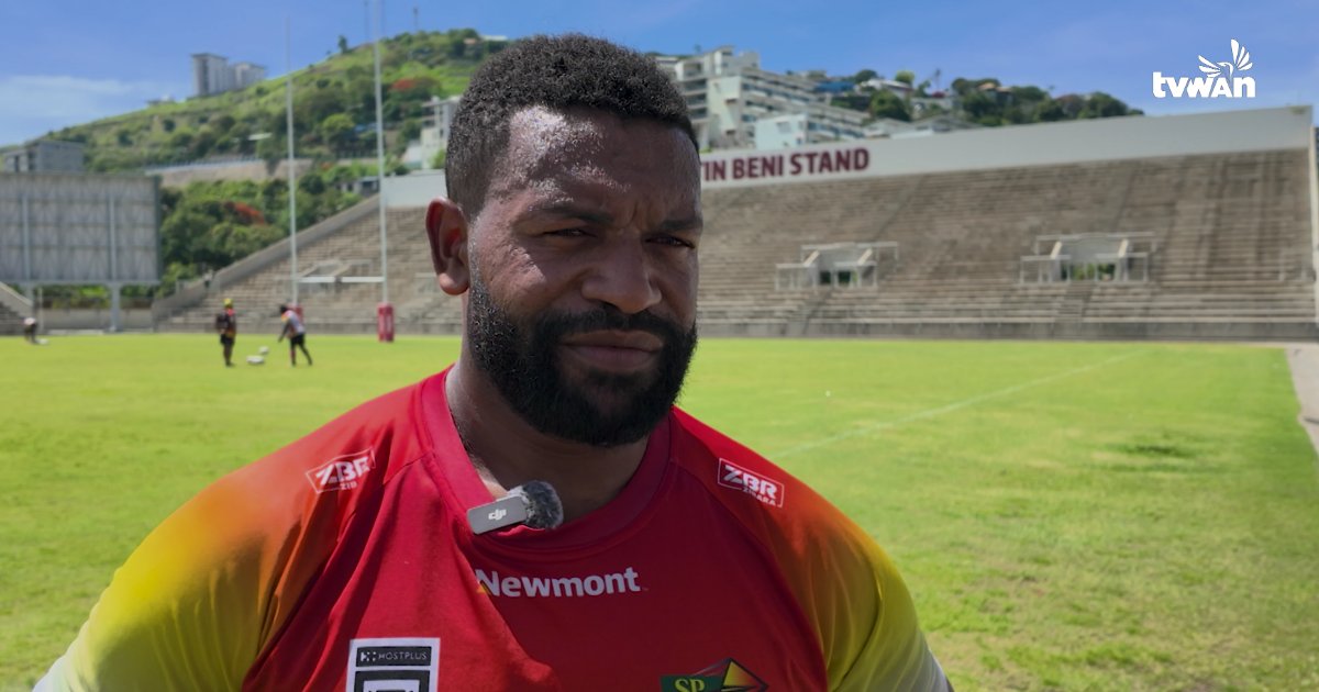tvwanonline's tweet photo. #Sports Returning PNG Hunters utility player Benji Kot, is embracing the challenge of keeping his spot in the team for the 2025 QRL Hostplus Cup season.
Read more: https://t.co/jxPej14CLM
#BenjiKot #RugbyLeague #QRL #PNGHunters #PapuaNewGuinea #TVWANNews https://t.co/CrO0yio2L5
