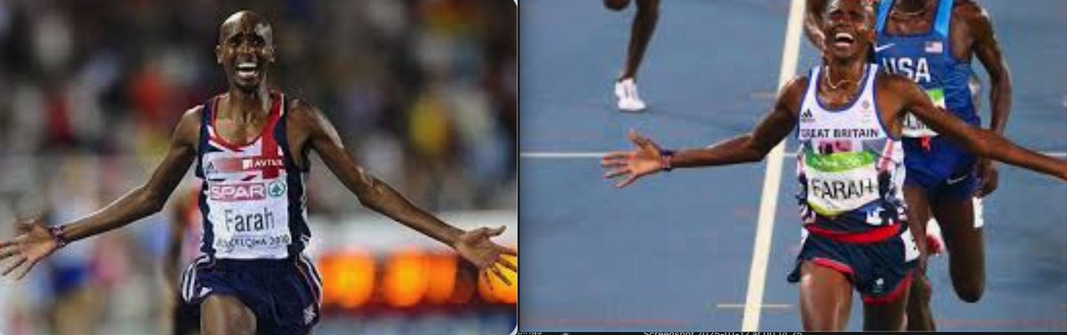 <a href="/ORION_coaching/">Orion Coaching</a> So, according to Barry Fudge, Farah was almost a stone over his optimal weight in 2010, this being a major factor in why he wasn't a world-beater.

On the left is Mo in 2010.

On the right is Mo in 2016.

Anyone seeing a noticeable difference?
🤔