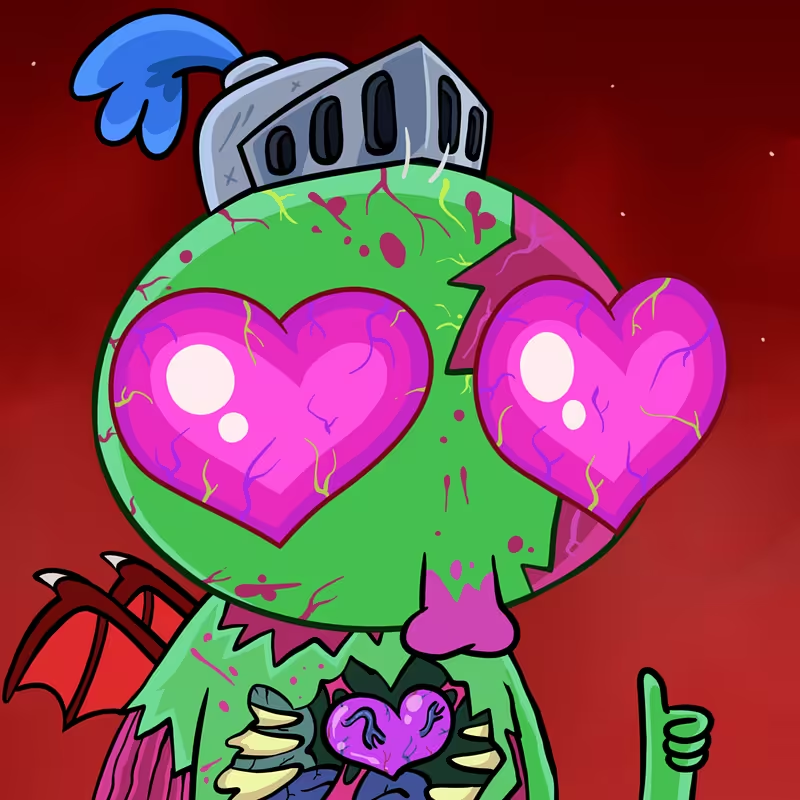 Hand selecting a winner for a rare zombie Swarm NFT in 24hrs. No we won't be asking an ai bot to choose the winner for us. 

Like, retweet, tag a friend in the comments and tell us why you want to have a piece of Sloppy Studios in your wallet before the NFT bull run.