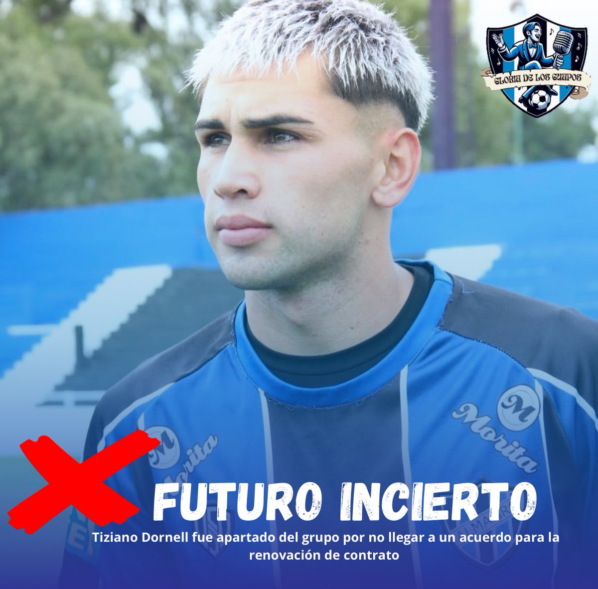 ❌✍️ NO HAY ACUERDO

Tiziano Dornell y #Almagro no llegaron a un acuerdo para la renovación de su contrato, que vence en diciembre de este año y de esta manera el club decidió apartar al jugador del grupo y no comenzará la pretemporada en el Club Hindú junto al resto del plantel.