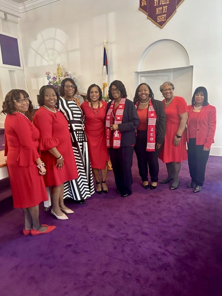 HACDST's tweet photo. Members of HAC attended a powerful Emancipation Proclamation program on January 1, 2025 at First Calvary Baptist Church. This year’s theme was “Moving Forward: We Ain't Going Back!” The speaker for the occasion was our very own Soror Edith Anderson. https://t.co/LrqGsN51lU