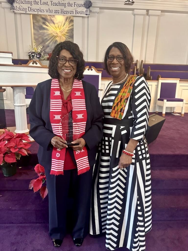 HACDST's tweet photo. Members of HAC attended a powerful Emancipation Proclamation program on January 1, 2025 at First Calvary Baptist Church. This year’s theme was “Moving Forward: We Ain't Going Back!” The speaker for the occasion was our very own Soror Edith Anderson. https://t.co/LrqGsN51lU
