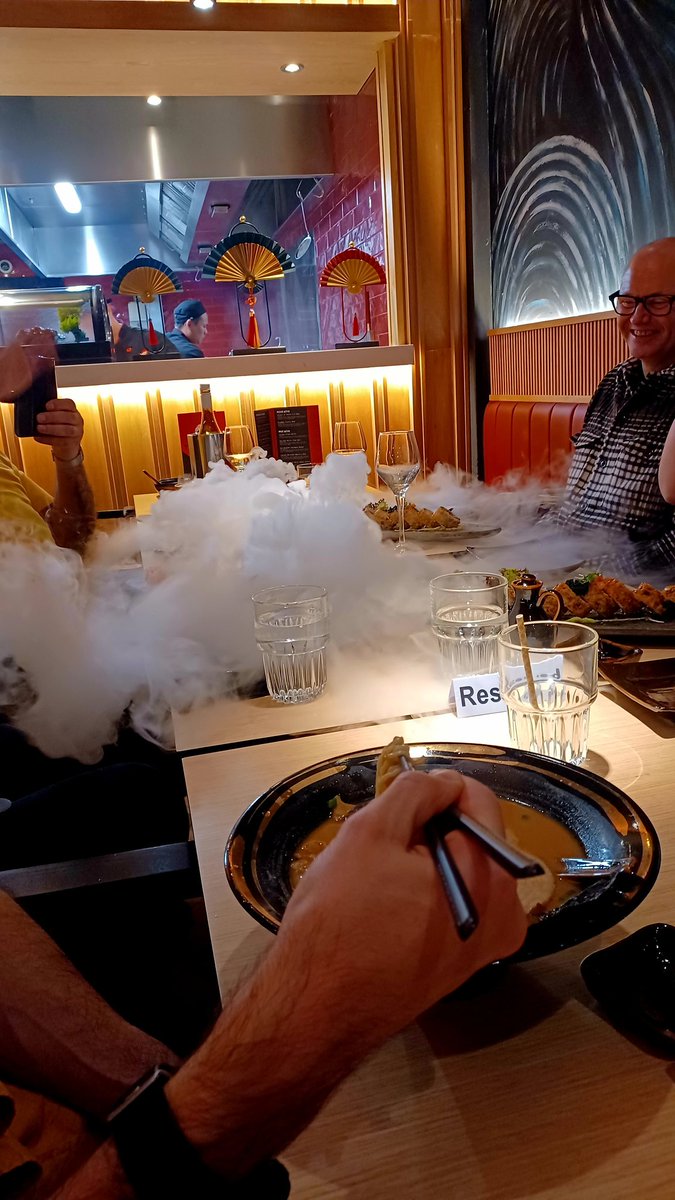 Had a lovely time tonight with this bunch at #Hokkaido ...birthdays, ramen noodles, a bit of dramatic food fog and lots of love and laughter 
#Saturdaynight #friendship