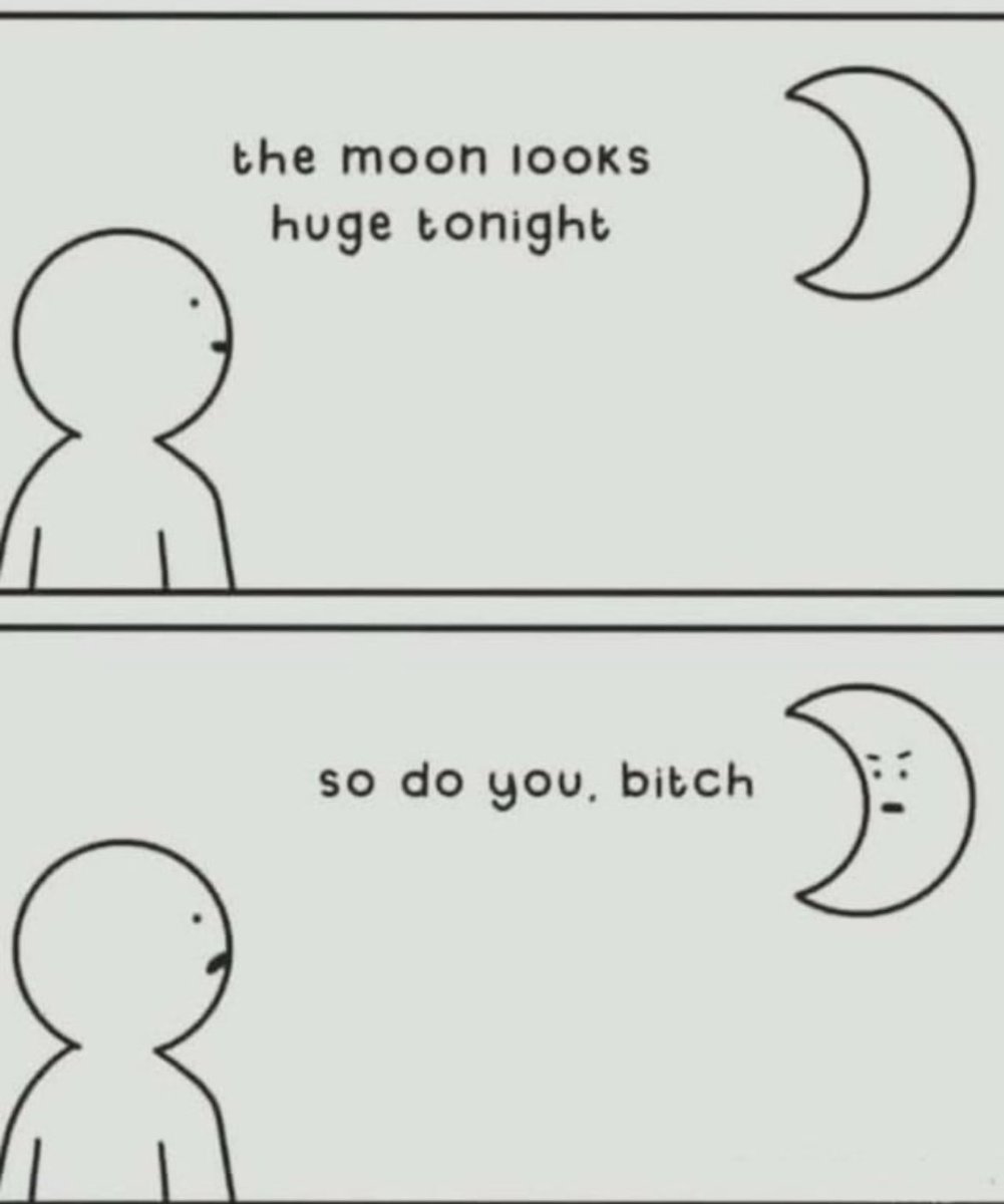 spitandtears111's tweet photo. Sorry moon did not mean to insult https://t.co/MMZ6eQGNiu