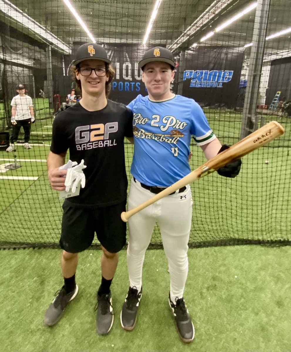 Go 2 Pro Baseball (@g2pshowcase) on Twitter photo Another solid week of competition with <a href="/TripleCrownBSBL/">Triple Crown Prospects</a>. <a href="/DezarnNolan/">Nolan DeZarn</a> takes home the win, with <a href="/JamesTermine7/">James Termine</a> as the runner up. Thanks to <a href="/rochesterbats/">Zach O'Brien</a> for the prizes for the top 2 each week. We suggest doing this for every team. You will see kids compete like you haven’t seen Another solid week of competition with <a href="/TripleCrownBSBL/">Triple Crown Prospects</a>. <a href="/DezarnNolan/">Nolan DeZarn</a> takes home the win, with <a href="/JamesTermine7/">James Termine</a> as the runner up. Thanks to <a href="/rochesterbats/">Zach O'Brien</a> for the prizes for the top 2 each week. We suggest doing this for every team. You will see kids compete like you haven’t seen