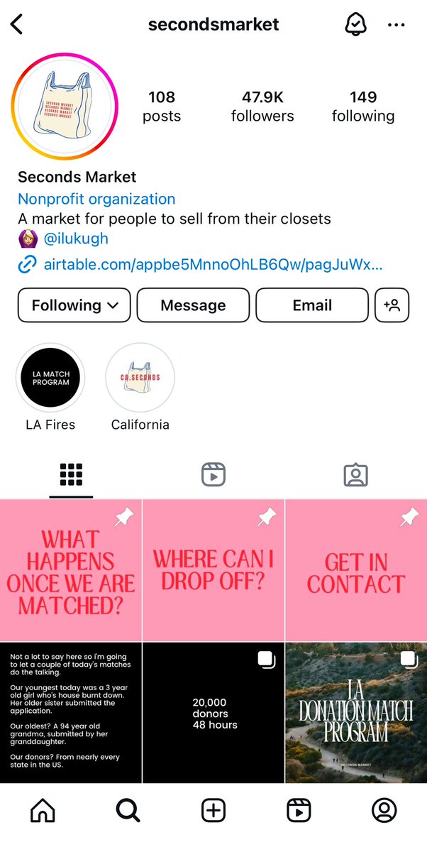 LazyKnope's tweet photo. @thatclarafied This organization is matching people directly to people who need clothing. https://t.co/UnYyqNt5ua