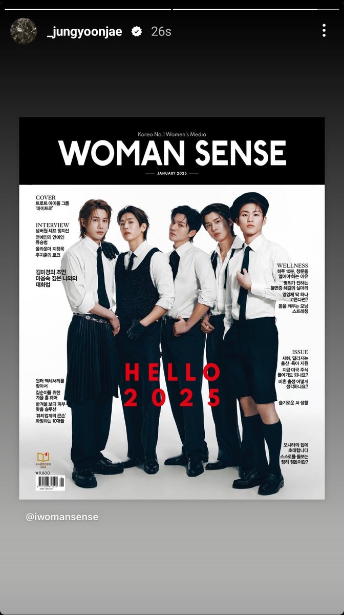 Woman Sense in 2025, the best men and lovelies. 🖤