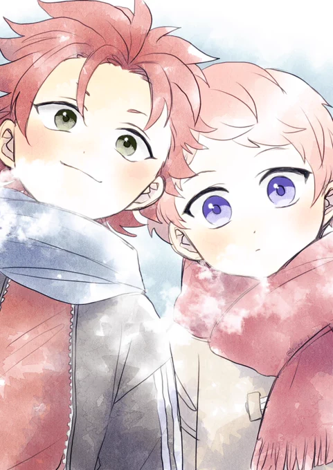 これは息抜きに描いた冬のショタ紅宗 