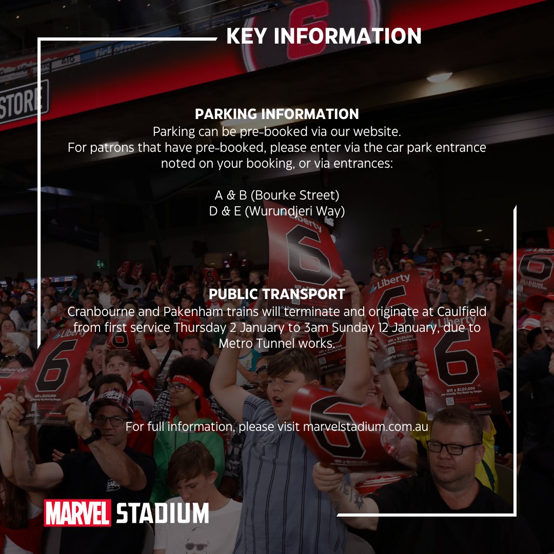 Marvel Stadium tweet media