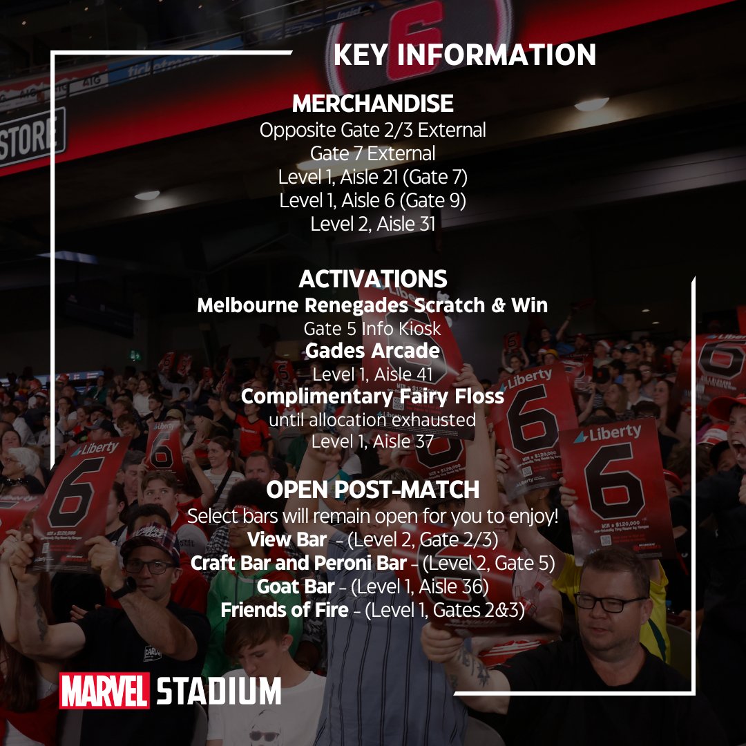 Marvel Stadium tweet media