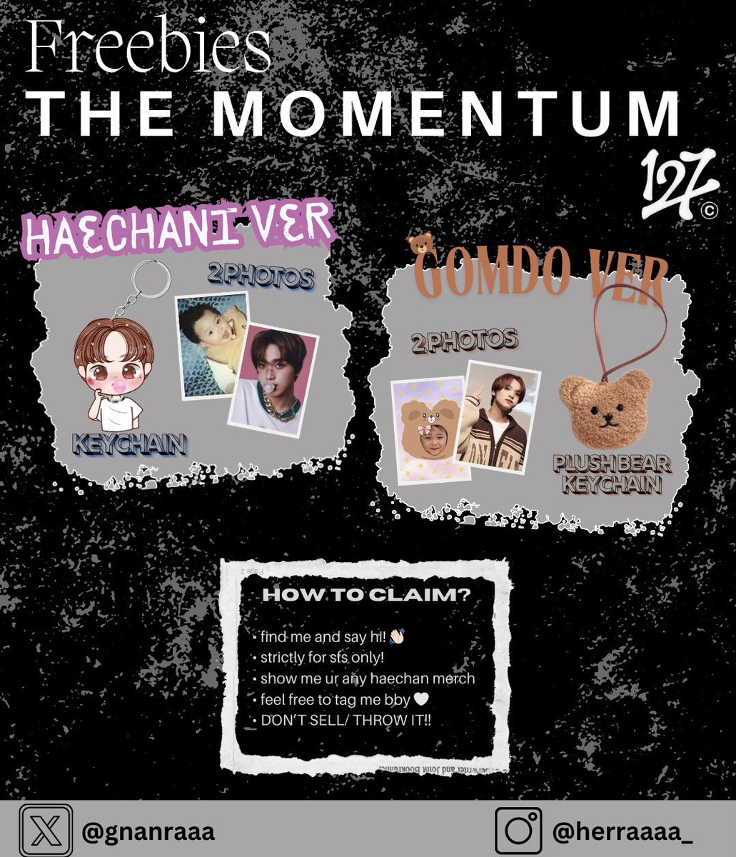 𝝑𝝔FREEBIES NCT 127 THE MOMENTUM IN JKT𝝑𝝔
—— by @gnanraaa 

[rt and like are appreciated]

☆ Feb 16th, 2025 (Day 2)
☆ Indonesia Arena, GBK

💌open for trade by dm
(limited qty)