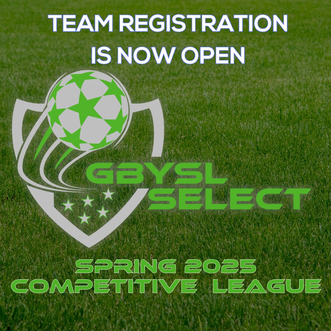 GBYSL's tweet photo. Join Reno/Tahoe's best soccer clubs and teams in GBYSL Select Spring 2025!  With 11 different Clubs and over 130 teams participating last Spring, 2025 is going to be better than ever!  

Register your team today at 
https://t.co/VKRZ7K1jUU 

#renosoccer #gbyslselect https://t.co/VW08PJVrpn