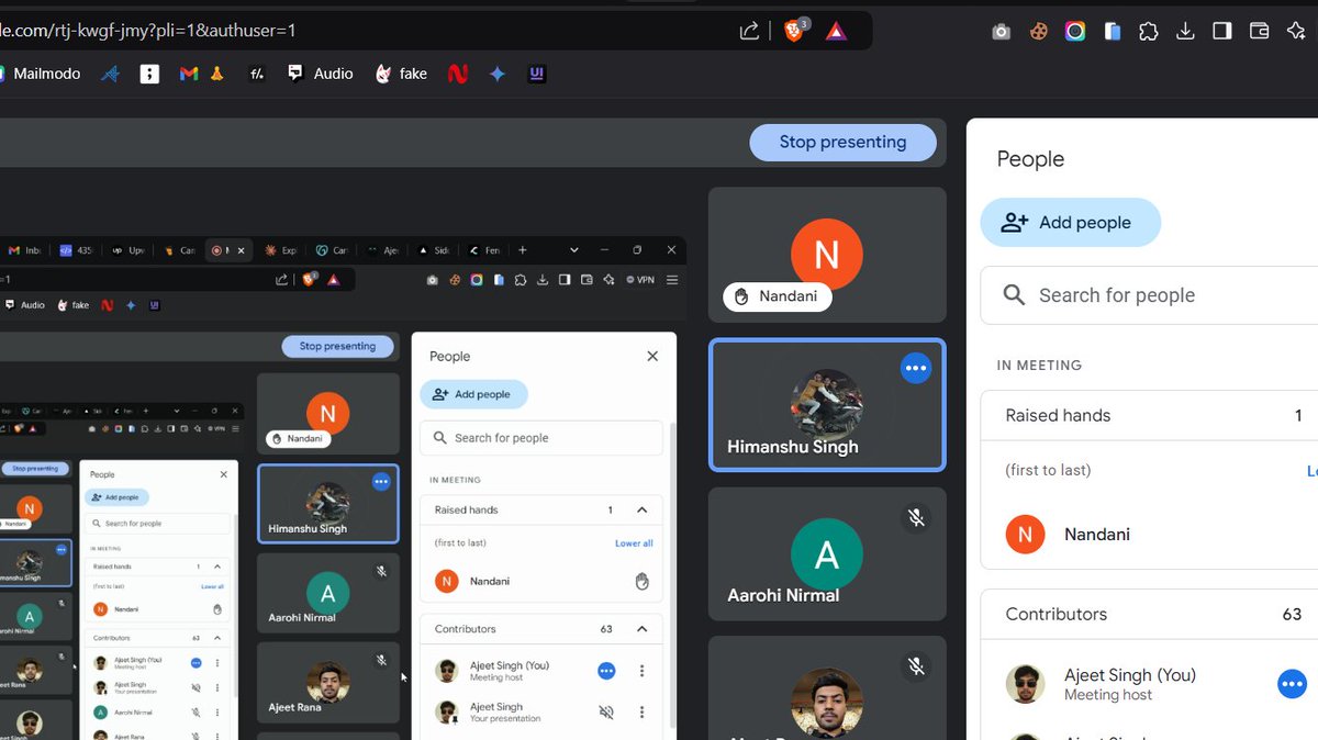 AjeetRa29447630's tweet image. 60+ students...
Just wrapped up an amazing Coding Hero Session as host!
1️⃣DSA fundamentals to crack interviews.
2️⃣Insider tips on interview preparation for freshers.
Loved helping aspiring developers on their journey to success
#CodingHeroes #InterviewPrep #DSA #TechCareers