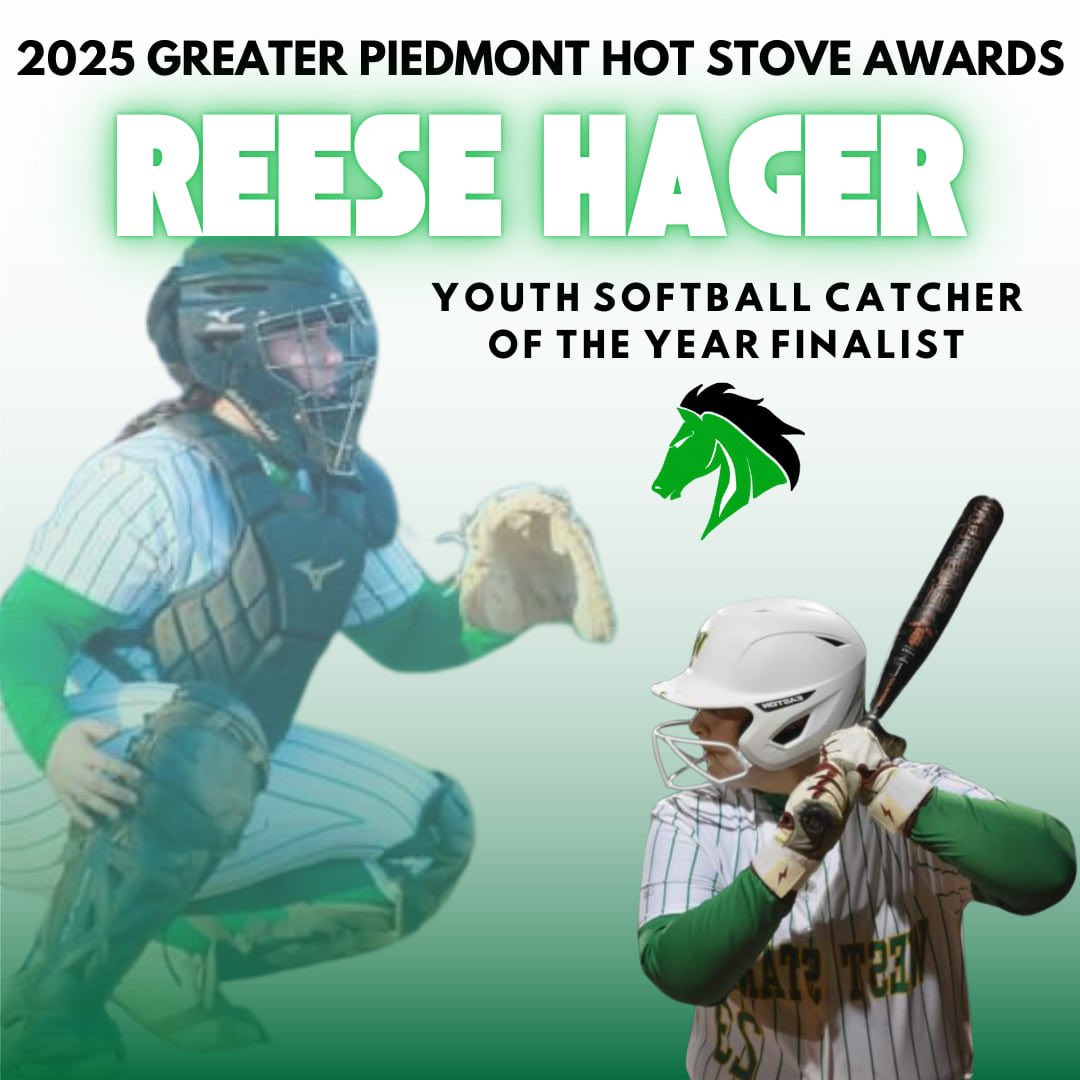 Reese Hager (@reesehager2027) on Twitter photo I am honored to receive this nomination for the Youth Catcher of the Year Award at the <a href="/HotStoveDinner/">Hot Stove League Baseball and Softball Awards</a>. Iβm so excited and cannot wait to represent <a href="/WSColtsSoftball/">West Stanly Softball</a> and <a href="/BrawleyCobras/">Carolina Cobras Brawley/Morton</a>.
<a href="/UNCWsoftball/">UNCW Softball</a> <a href="/UNCSoftball/">Carolina Softball</a> <a href="/CharlotteSB/">Charlotte Softball</a> <a href="/WU_Bulldogs/">Wingate Bulldogs</a> <a href="/GCRhinosSB/">Gaston College Softball</a> <a href="/CoastalSoftball/">Coastal Carolina SB</a> <a href="/CatamountSB/">Western Carolina Softball</a> I am honored to receive this nomination for the Youth Catcher of the Year Award at the <a href="/HotStoveDinner/">Hot Stove League Baseball and Softball Awards</a>. Iβm so excited and cannot wait to represent <a href="/WSColtsSoftball/">West Stanly Softball</a> and <a href="/BrawleyCobras/">Carolina Cobras Brawley/Morton</a>.
<a href="/UNCWsoftball/">UNCW Softball</a> <a href="/UNCSoftball/">Carolina Softball</a> <a href="/CharlotteSB/">Charlotte Softball</a> <a href="/WU_Bulldogs/">Wingate Bulldogs</a> <a href="/GCRhinosSB/">Gaston College Softball</a> <a href="/CoastalSoftball/">Coastal Carolina SB</a> <a href="/CatamountSB/">Western Carolina Softball</a>
