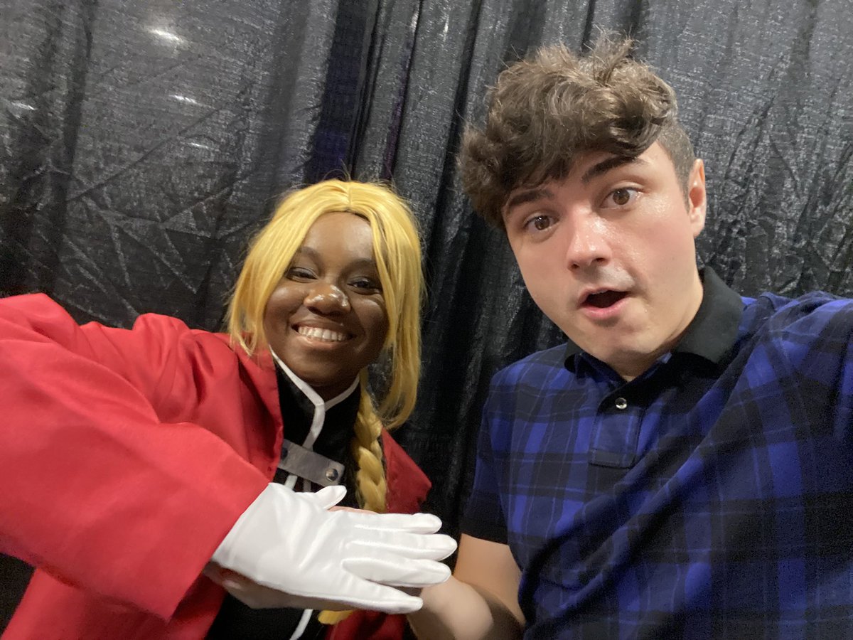 vantoinettep's tweet photo. Brick City Anime Day 1 recap!!! It was amazing meeting Zach Aguilar!!!🔥🔥🔥 #cosplay #FMA https://t.co/MMnz8RjK7t