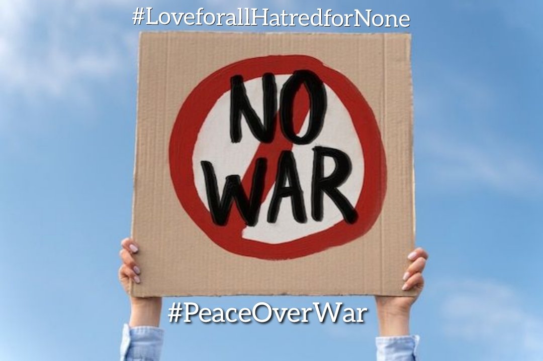 abdulnoor497's tweet photo. #PeaceOverWar

The Holy Quran (5:33) said:

'Whoever saves one life, it is as if they saved all of humanity.'

Islam is a faith of compassion and coexistence. Stand firm on #PeaceOverWar for a world united in harmony. 🕊️ #IslamicTeachings https://t.co/p0ITJQSey8