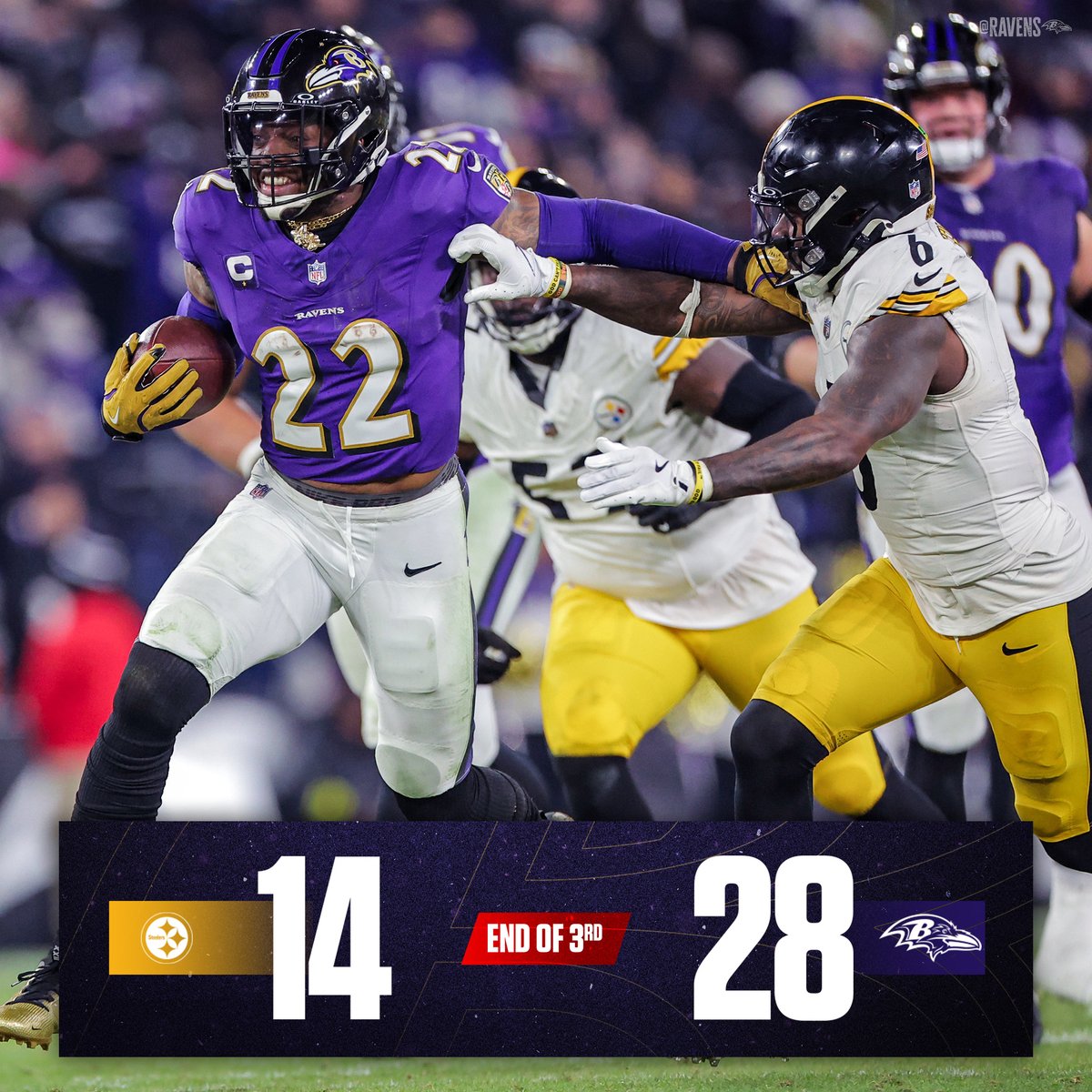 Ravens's tweet photo. ONE TO PLAY❗ https://t.co/5If3BIlstL