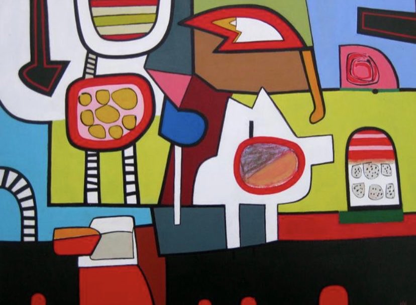 painterseleven's tweet photo. #GoodNight  A #Painting     I did in 2014. It sold somewhere in #Montreal #AbstractArt #Art #Canada https://t.co/WaN8kPde8l