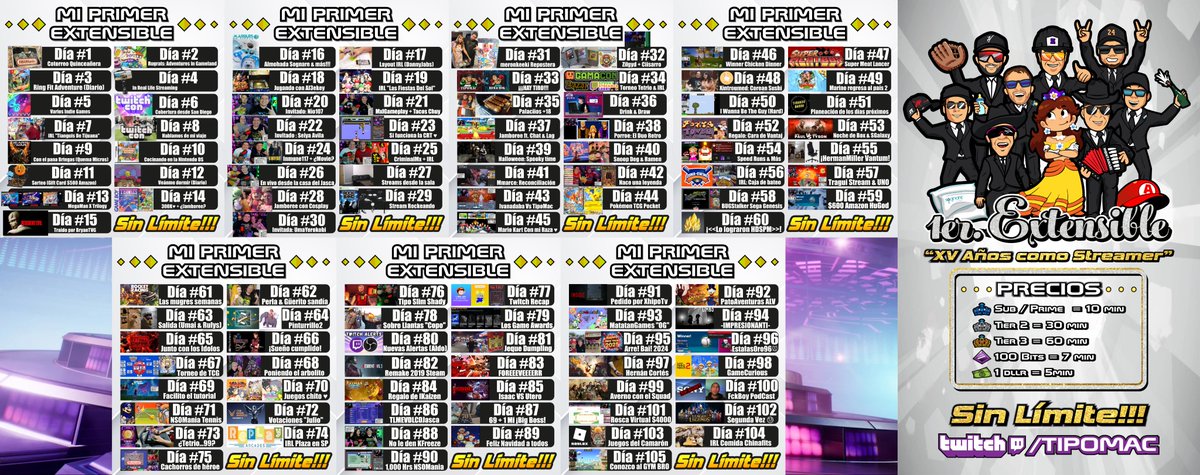 tipobrostv's tweet photo. 🚨 ¡CHAMACOS VAGOS! 🚨 

Un Millón de GRACIAS por hacer esto POSIBLE 💖
Logramos superar #100 DIAS de EXTENSIBLE 🫵🤯 https://t.co/2dPopzJk8b