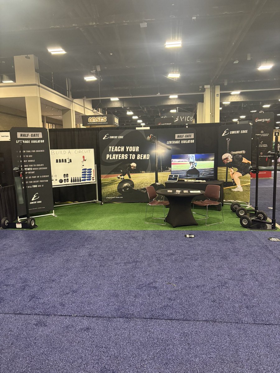 covert__edge's tweet photo. We are all set up for the AFCA convention. Come check us out at booth 1608!  #AFCA https://t.co/fONCRF37zS