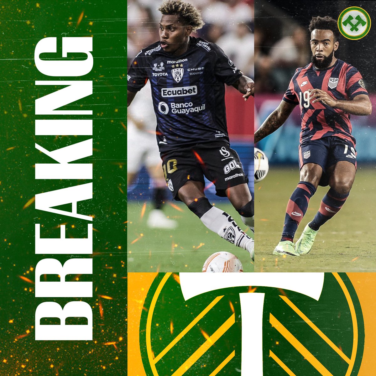 🔄 In:
🇪🇨 Joao Ortiz, DM from Independiente del Valle, in a $1.5M deal. TAM signing to bolster Portland’s midfield defense. 9 caps w/ Ecuador. 🟢

🔄 Out:
🇺🇸 Eryk Williamson heading to Charlotte FC for $100k GAM up-front + performance-based add-ons.

Via <a href="/tombogert/">Tom Bogert</a> #RCTID