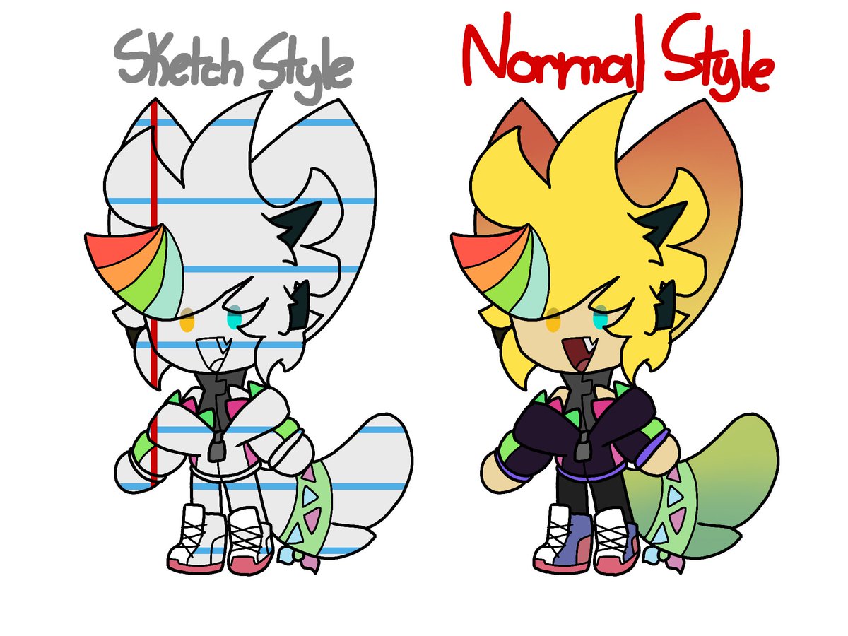 KritPie22's tweet photo. -2 Art Styles?
Yes but no, are more like, Color styles xd
1. Sketch Style: color all the body with a type of Notebook page and color some parts
2. Normal Style: Just color the body like it is
#Art #ColorStyle #ArtStyle https://t.co/aL5jAKhLvV