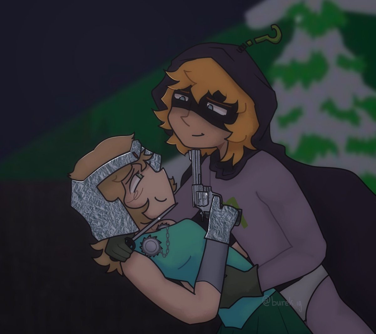 burekig's tweet photo. kenjorine, but with a twist. i turned them into 🔥🔥🔥TOXIC YURI 🔥🔥🔥🔥

i might try to draw south park stuff everyday cause ive been having the worst art block ever. u can give me any requests guys (please)

[ #sptwt #kenjorine #mysterion #professorchaos ] https://t.co/RHVpvgEMzM