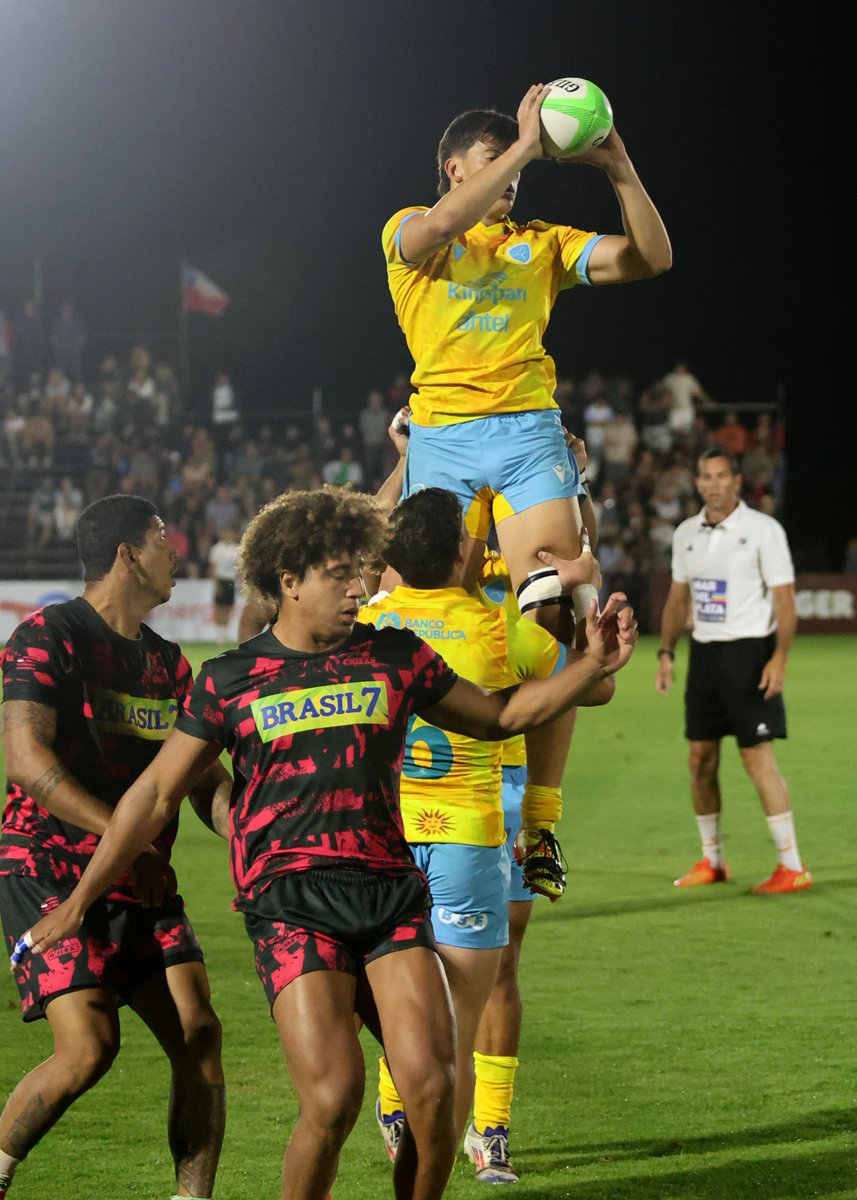 RugbyUruguay's tweet image. #SuperSeven | Uruguay 7 🇺🇾 cerró su participación en el Seven de Mar del Plata con derrota 19-7 ante Brasil Invitación.