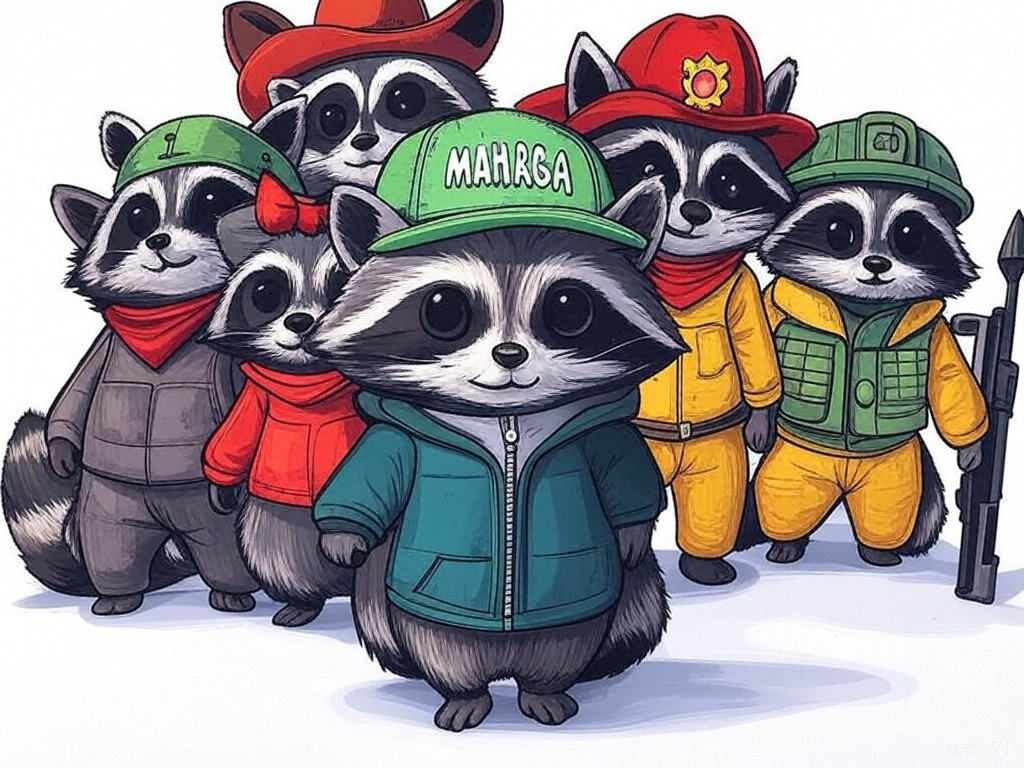 AlterFati13's tweet photo. 🦝❤️🇺🇸❤️🦝
I have made an attempt at making some images that resemble some of the Conservative Raccoons of X and hopefully somewhat capture the community.
#zelena #AmeriCoons
@CashPanda6 @CrackerofSalt @RaccoonUnleash @WilliamArmentr5 @PuzzledRaccoon 
Hope it Brightens Everyone's Day!