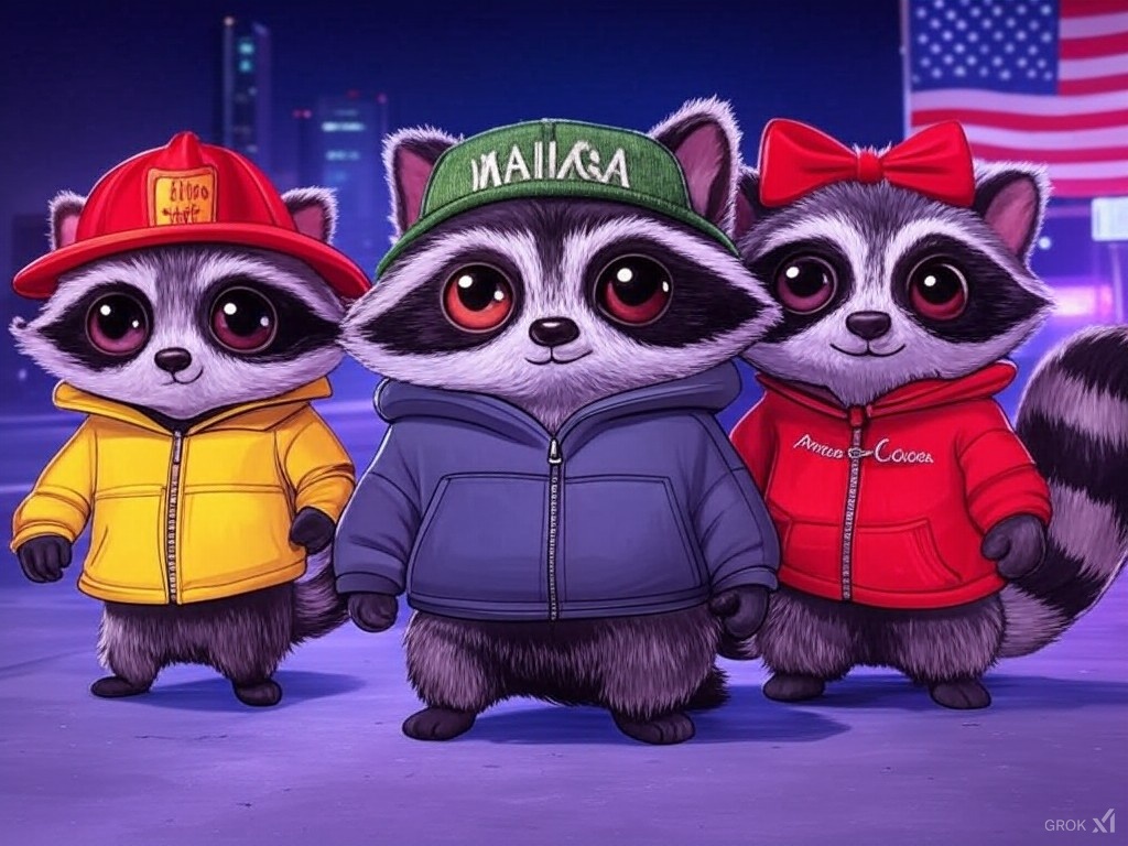 AlterFati13's tweet photo. 🦝❤️🇺🇸❤️🦝
I have made an attempt at making some images that resemble some of the Conservative Raccoons of X and hopefully somewhat capture the community.
#zelena #AmeriCoons
@CashPanda6 @CrackerofSalt @RaccoonUnleash @WilliamArmentr5 @PuzzledRaccoon 
Hope it Brightens Everyone's Day!