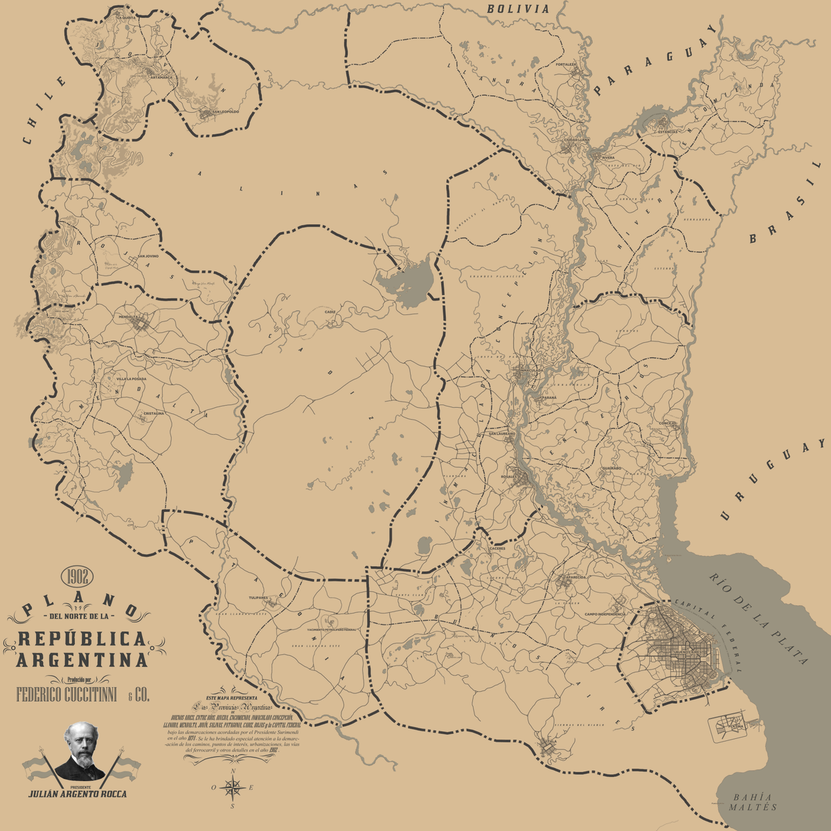 TTendenciaX's tweet photo. "Red Dead Redemption":
Porque un usuario mostró cómo sería el mapa de Argentina en RDR2. https://t.co/Z1ivqXrfwx