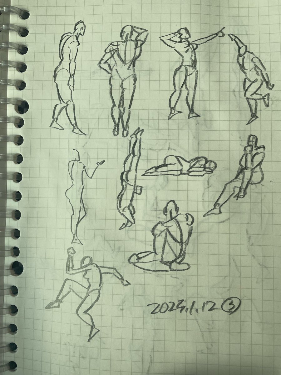 #posemaniacs @posemaniacsより 
2025/01/12 30秒
新幹線めっちゃ揺れて描きにくかった 