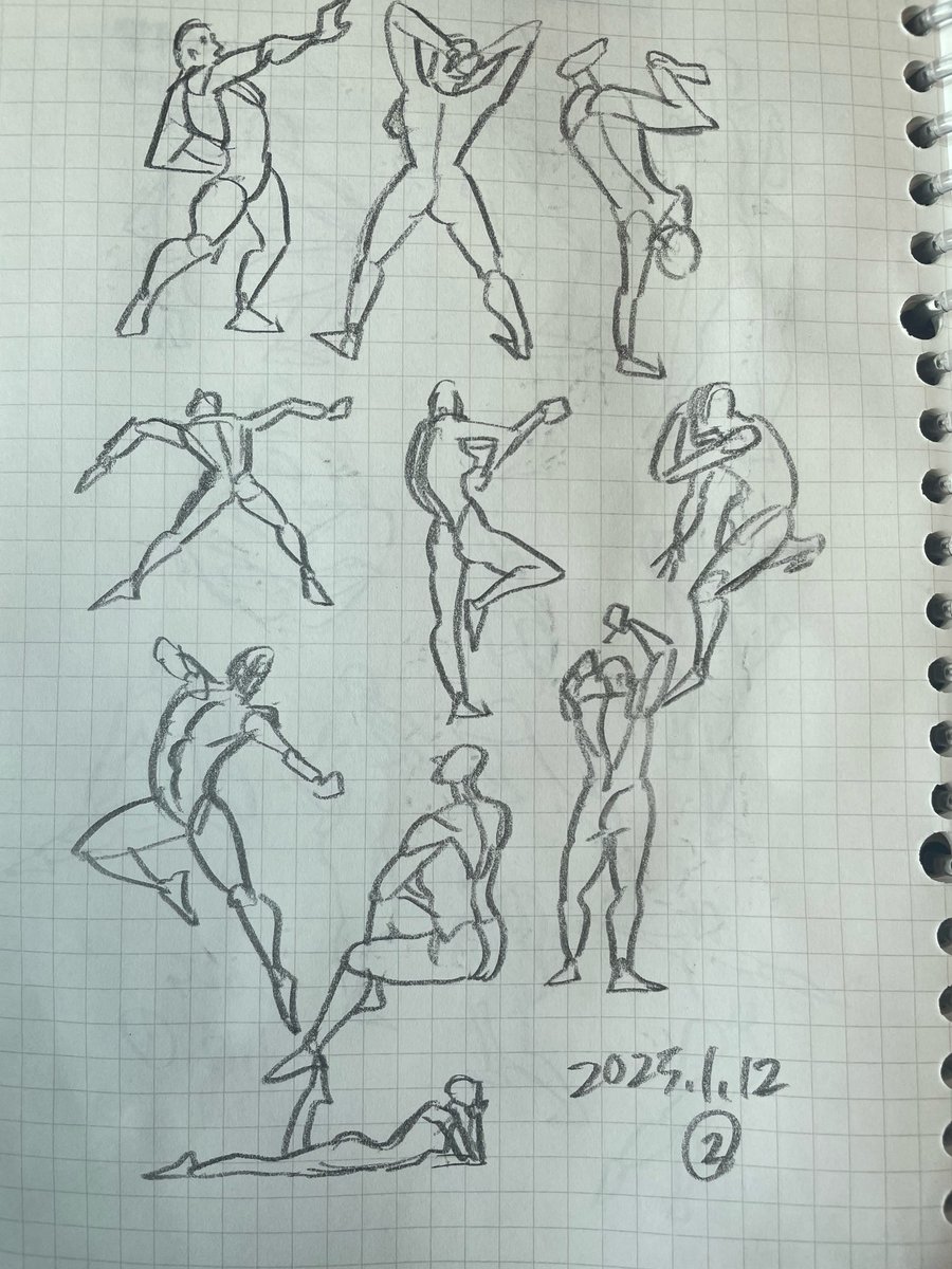 #posemaniacs @posemaniacsより 
2025/01/12 30秒
新幹線めっちゃ揺れて描きにくかった 