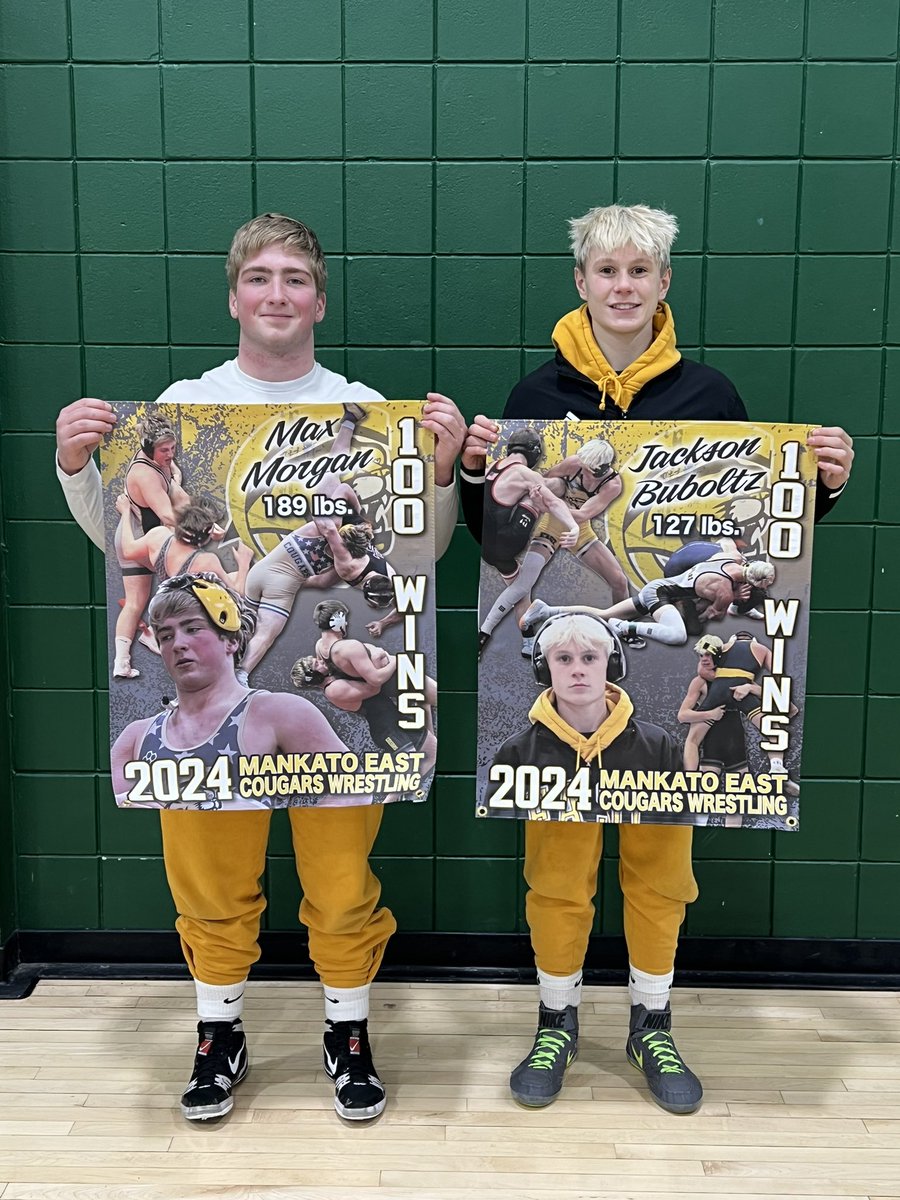 eastcoachdierks's tweet photo. Congrats to these two studs on picking up their 100th victories today. Max Morgan and Jackson Buboltz are both just juniors with many more wins to come. https://t.co/BDBKSCW3J5