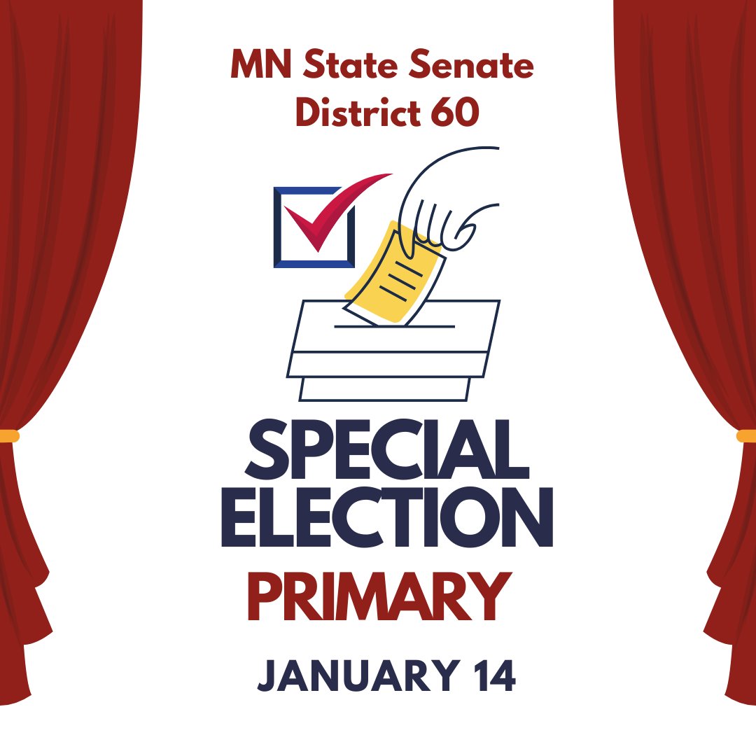 Minneapolis voters, MEET THE CANDIDATES running to decide control of the Minnesota State Senate in the SD60 Special Election! Find candidate video statements, when, where &amp; how to vote in both the Primary, January 14th, and the General, January 28th at LWVMpls.org.