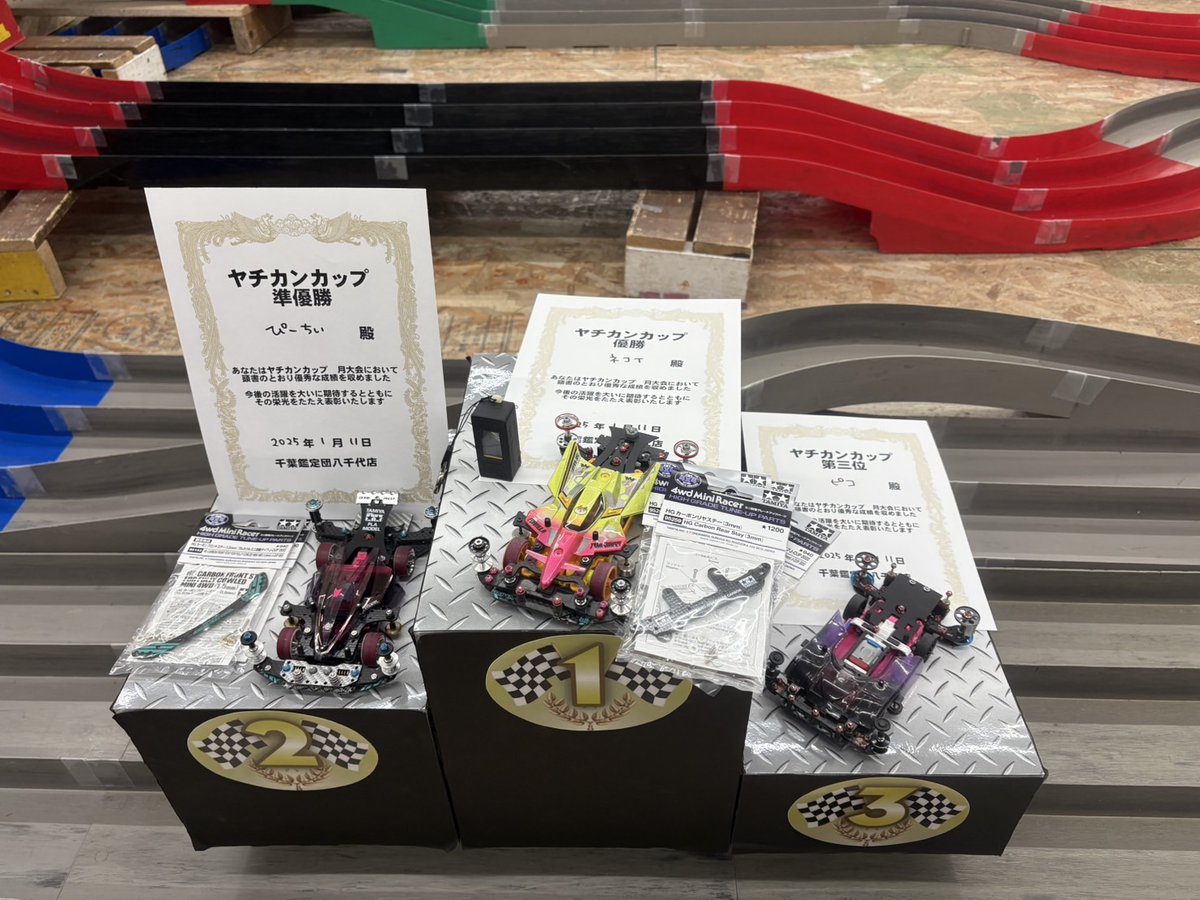 2025年、開幕‼️／ 1月ヤチカンカップ 🏆結果 1🏆 ネコイ さん 2