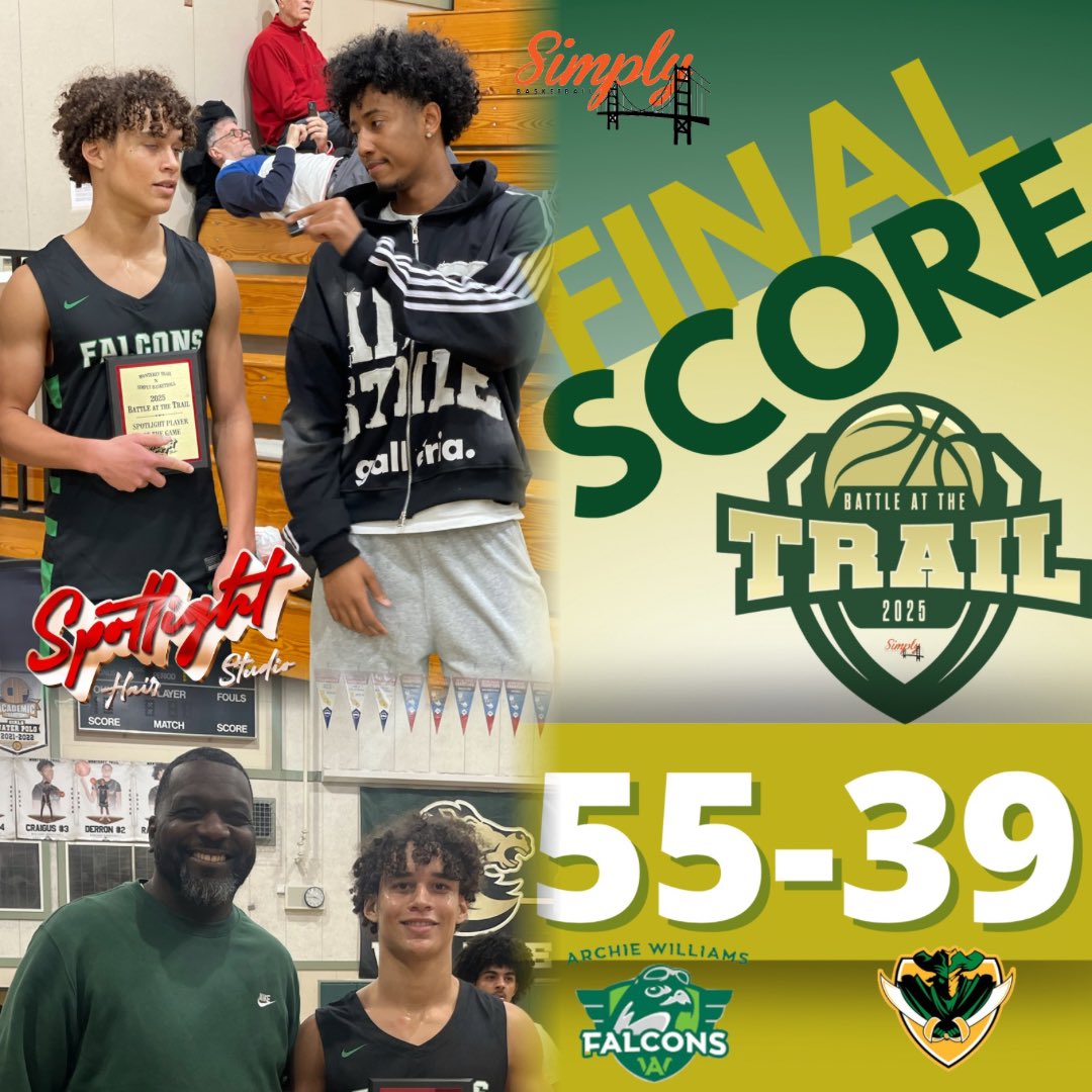 Monterey Trail Hoops (@mthsmbb) on Twitter photo 🔥 Battle At The Trail: Session 1 🔥
The first 3 games of the Battle At The Trail are in the books. Here’s a look at the final scores and the Spotlight Players of the Game. Interviews & Highlights to come via <a href="/simplyy_bball/">SIMPLY BASKETBALL</a>
#BattleAtTheTrail #simplybasketball 🔥 Battle At The Trail: Session 1 🔥
The first 3 games of the Battle At The Trail are in the books. Here’s a look at the final scores and the Spotlight Players of the Game. Interviews & Highlights to come via <a href="/simplyy_bball/">SIMPLY BASKETBALL</a>
#BattleAtTheTrail #simplybasketball