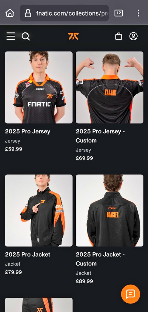 1 like and I buy the fnatic jacket for my bday tmr