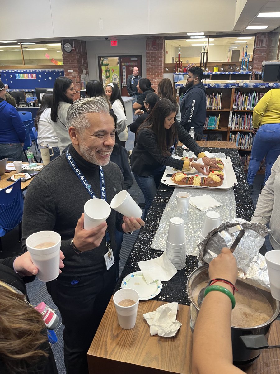 Bishop Arts STEAM Academy (@bishopartssteam) on Twitter photo Last week, our staff shared a Rosca de Reyes, a tradition celebrated by many of our students and their families. Embracing these moments enriches our school culture, fostering connection, inclusion, & community. 🌟
#SchoolCulture #Region1Excellence <a href="/LourdesGarduno3/">Dr. Lourdes Garduno</a> Last week, our staff shared a Rosca de Reyes, a tradition celebrated by many of our students and their families. Embracing these moments enriches our school culture, fostering connection, inclusion, & community. 🌟
#SchoolCulture #Region1Excellence <a href="/LourdesGarduno3/">Dr. Lourdes Garduno</a>