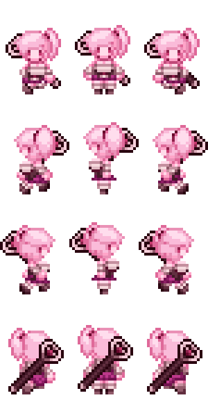 ShouLieyard's tweet photo. This is Frawla when I made her for Crystal Project.
I played so much of it that modding her in the game was a blast. was pretty easy too.

also being the first actual released simple full body I've made, I think I did alright. -w-

#art #oc #frawla #crystalproject https://t.co/qGnFYhkwla