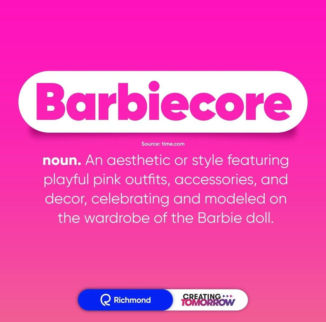 RichmondVE's tweet image. Dictionary.com updated its database for 2024, adding popular online phrases like &quot;barbiecore&quot;.

#RichmondIsForEveryone #CreatingTomorrow