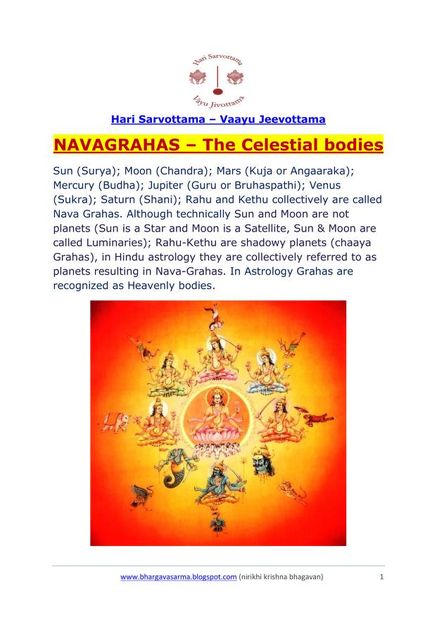 bhargavasarma's tweet photo. With the transit of #Surya into #MakaraRaasi round the corner, here is a repost on...

#Navagrahas' The Celestial Bodies - Planetary Transits &amp; Predictive Techniques (General Study)

PDF Link...

https://t.co/sMrvnrEQJA

#PlanetaryTransits https://t.co/4nO3Rfnhxm