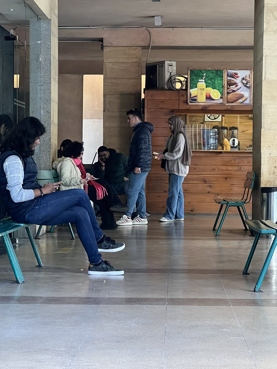 Ali_fou3ane's tweet photo. Life returns to campus as students rebuild, hallways hum with energy, and hope replaces the scars of war. https://t.co/QFpqwnIzps