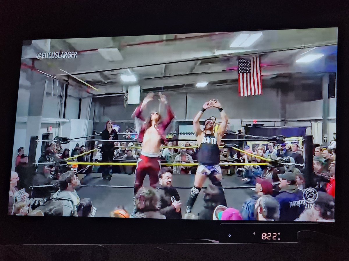 ajrobles51's tweet photo. #LFG #DeltaHouse! @nejrobles
&amp; @dante_drago are streaming live on @indiewrestling @focuspro #FocusLarger!

Bring those belts back to #StrongIsland! https://t.co/clbeDjLmMO