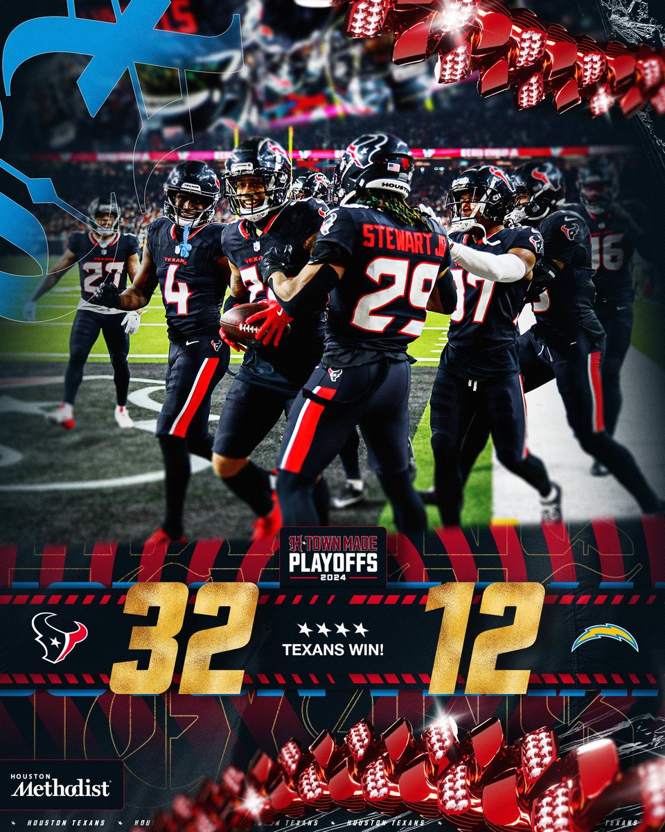 How about them Texans! Woo Hoo!