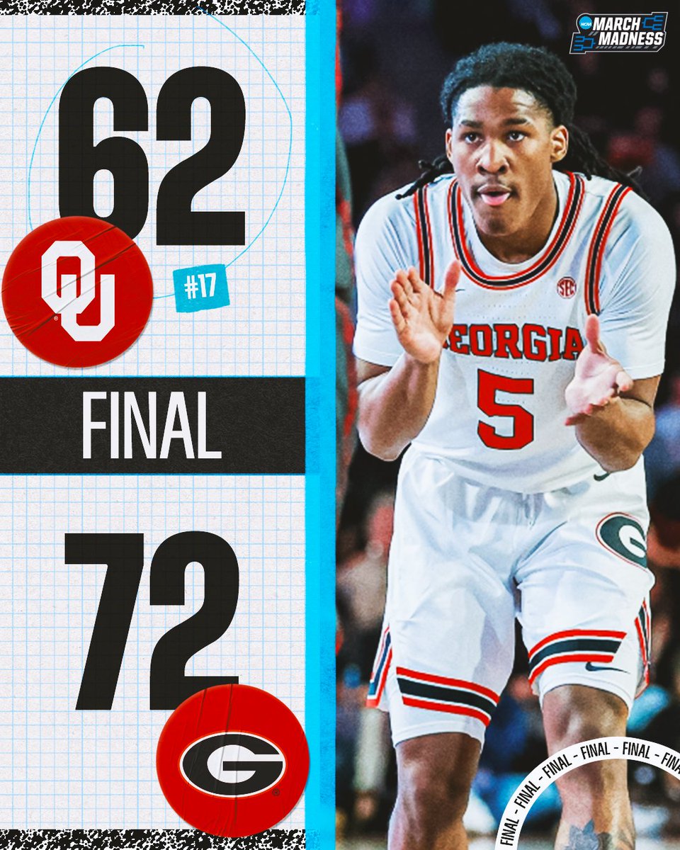 ANOTHER RANKED WIN FOR GEORGIA 🔥

The Bulldogs follow up a win over No. 6 with a win over No. 17 Oklahoma in Athens 🐾