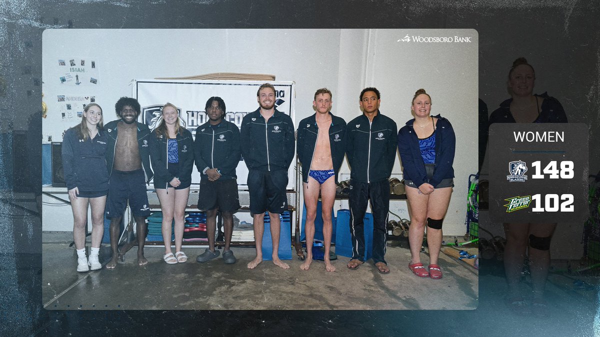 HoodBlazers's tweet photo. BLAZERS WIN on SENIOR DAY!!!
Both the Men's and Women's teams score higher than the Green Terror of McDaniel College in today's events!
@SwimHoodCollege
๐๐ฅ๐โโ๏ธ๐ฅ๐๐ฅ๐โโ๏ธ๐ฅ๐๐ฅ๐โโ๏ธ๐ฅ
#ChampionMentality #BringYourBest #MACswim #d3swim https://t.co/n07TA1I7FZ